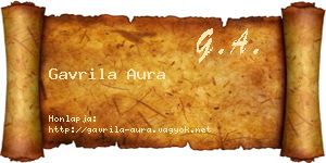 Gavrila Aura névjegykártya